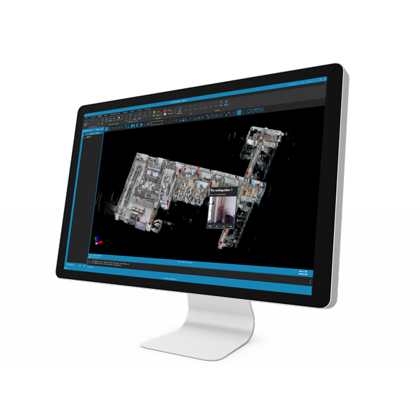 Windows program za 3D modeliranje, obradu oblaka točaka i izradu geodetskih projekata