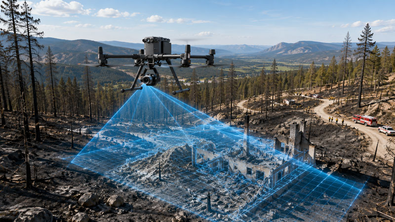 Dron u potrazi i spašavanju te pretrazi opožarenog područja