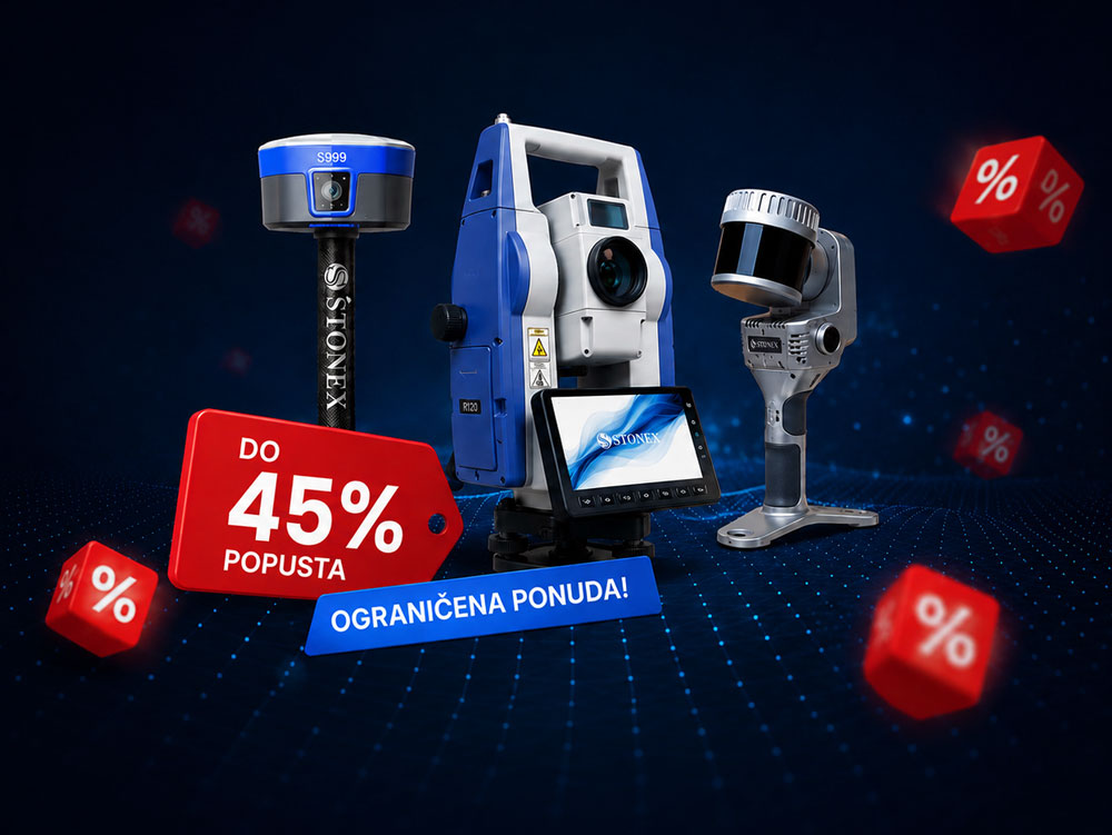 STONEX geodetski instrumenti — promocije i sniženja do 45%