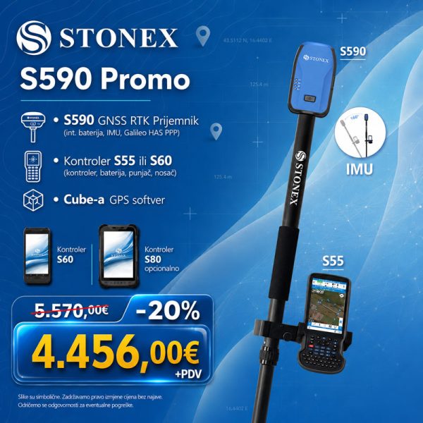 STONEX S590 RTK GNSS prijemnik — Promo