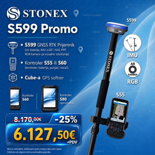 STONEX S599 RTK GNSS prijemnik — Promo