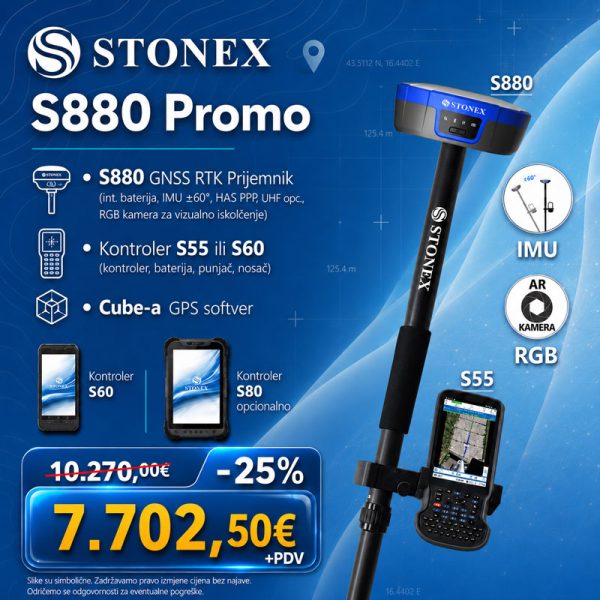 STONEX S880 RTK GNSS prijemnik — Promo