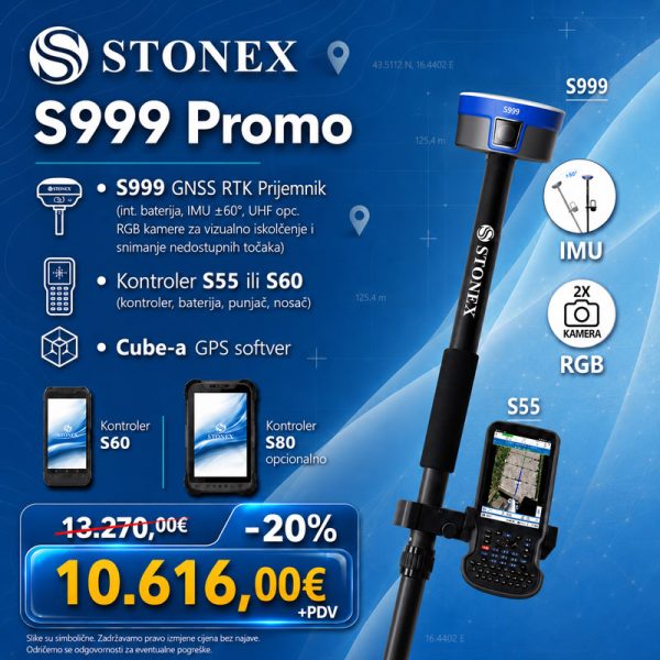 STONEX S999 RTK GNSS prijemnik — Promo