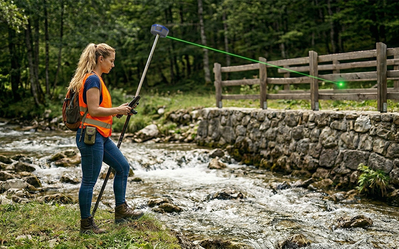 Mjerenje nedostupnih točaka laserskim daljinomjerom