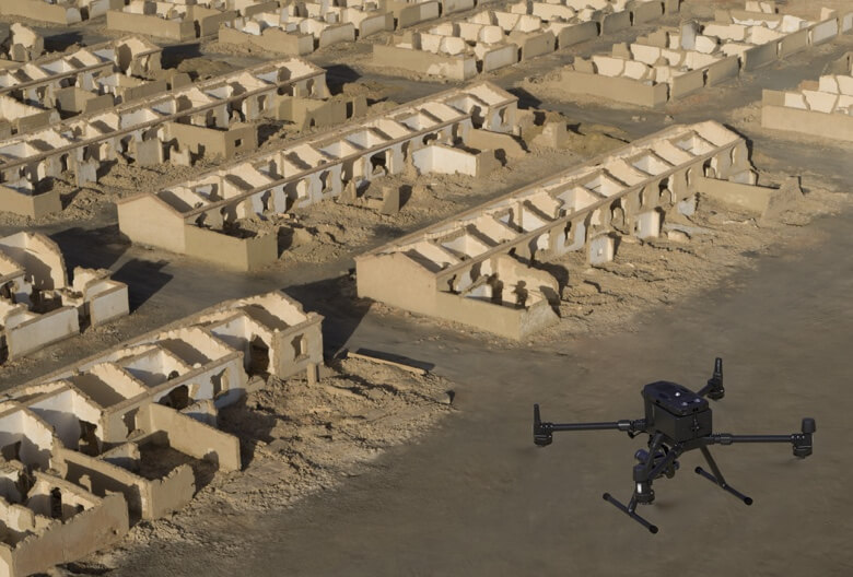 Dron s kamerom Zenmuse P1 snima objekte iz zraka
